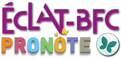logo ECLAT BFC et Pronote